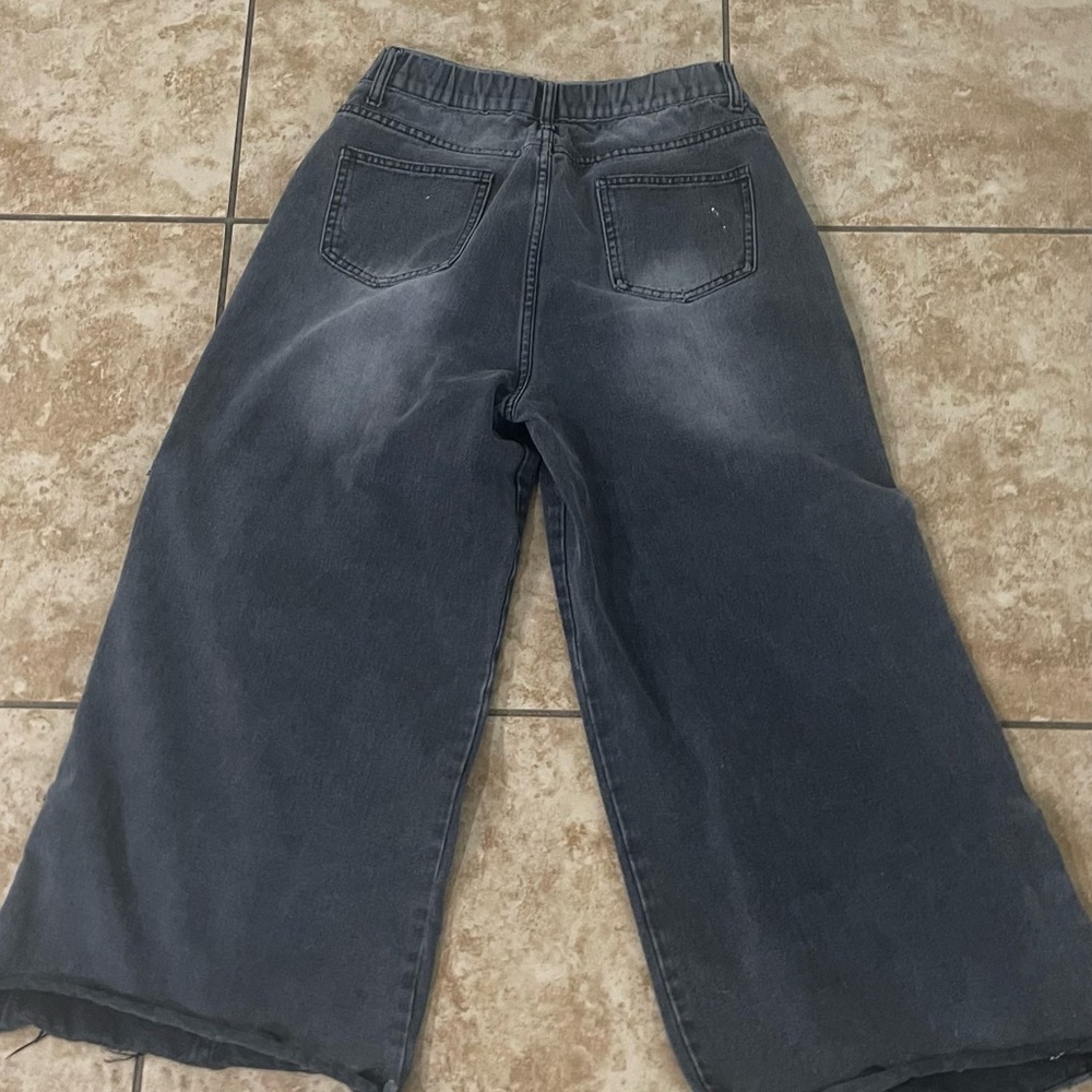 Men's Gray Straight Jeans